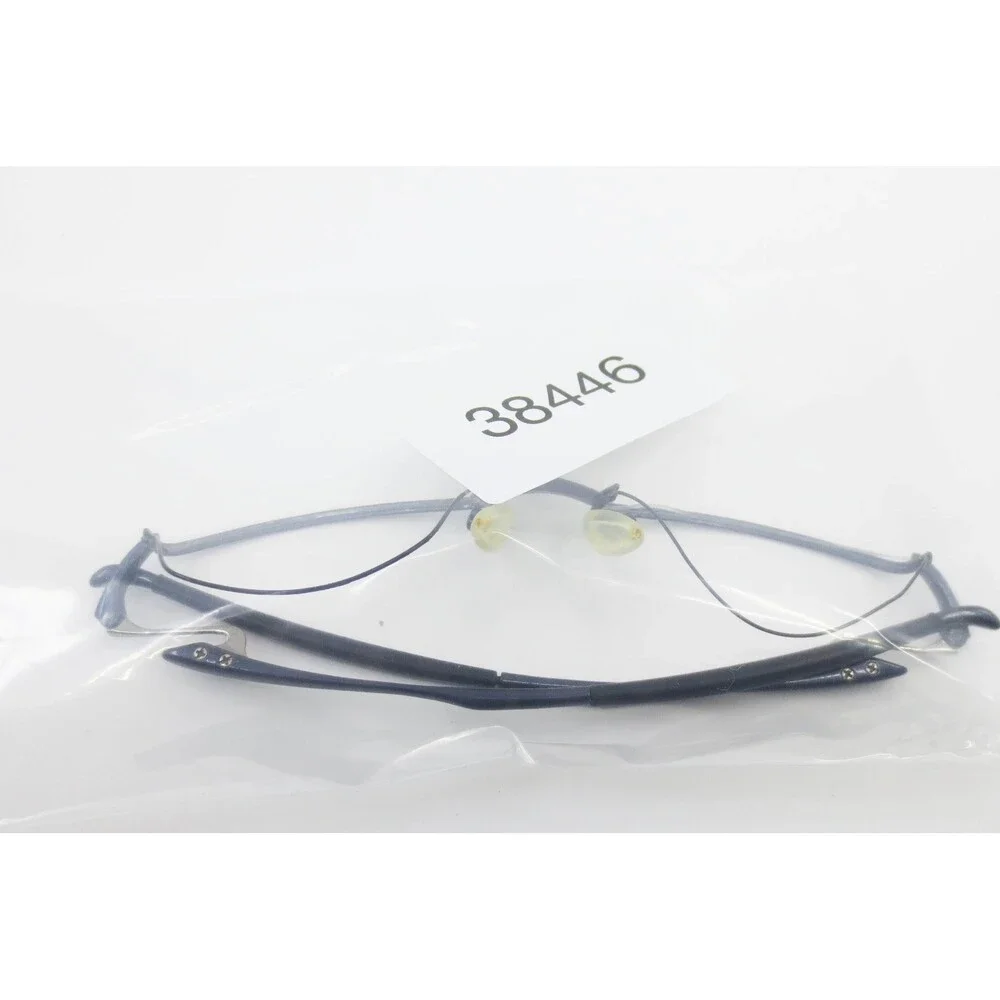 Oakley Lizard Eyeglasses Polished Midnight Blue Titanium Frames OX5113-0451